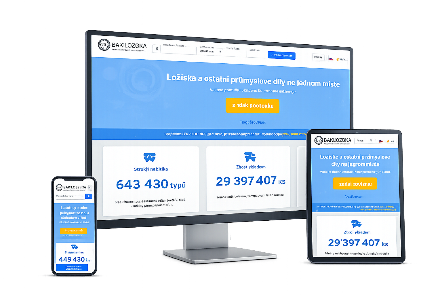 Rozhraní B2B e-shopu SAKESHOP